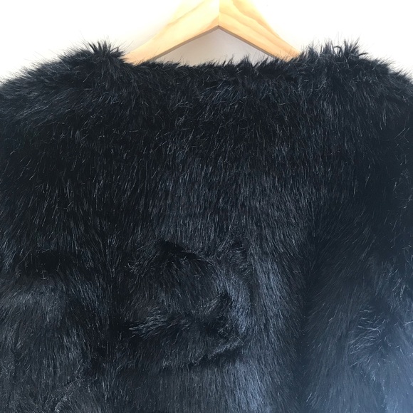 Banana Republic Faux Fur Cape/Jacket - Picture 3 of 8